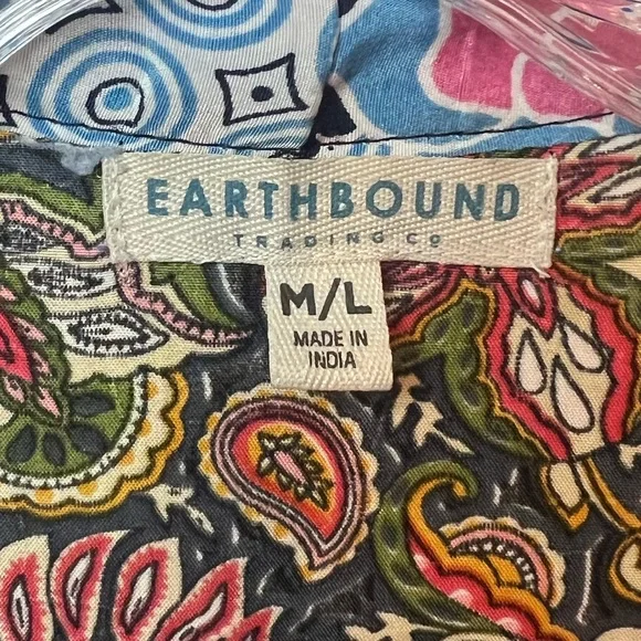 EARTHBOUND Colorful Paisley Kimono - Picture 5 of 7